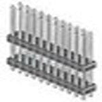 Conn Board Stacker HDR 14 POS 2.54mm Solder ST Top Entry Thru-Hole BergStik® Box