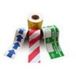 Adhesive Tapes DIE CUT ARROW 1x1000/ROLL LGT-BL