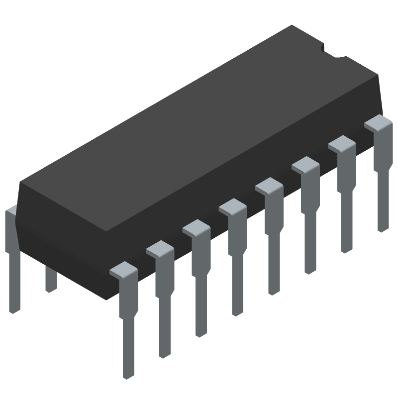 Dual Monostable Multivibrator, 5V, CMOS, 25ns, DIP