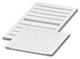 Connector Accessories Zack Marker Sheet Flat Polyamide White