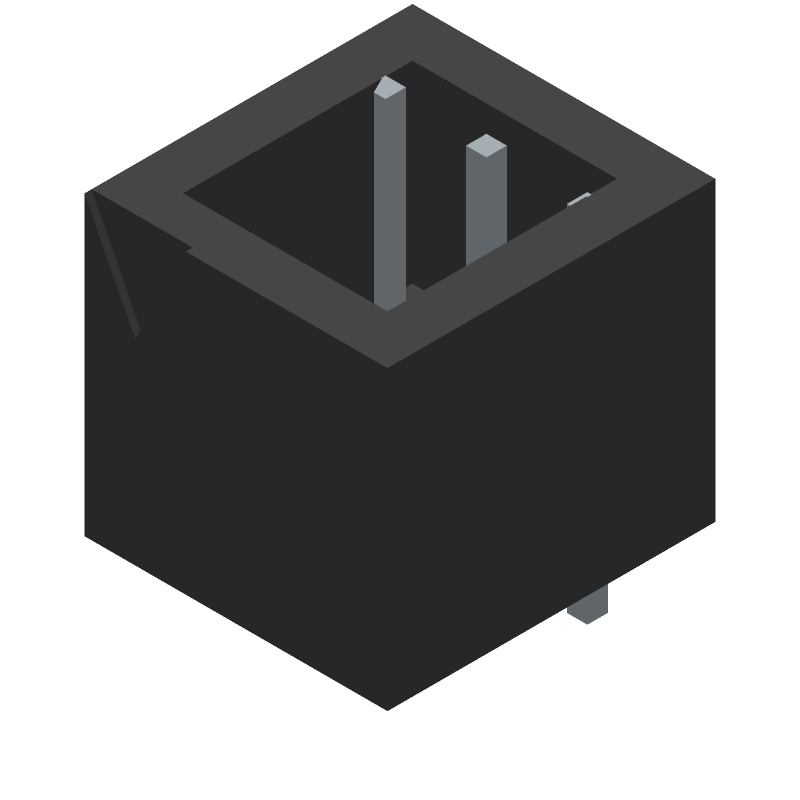 3 Pos 5.08mm Shrouded Header, 12A 250V, Solder Thru-Hole