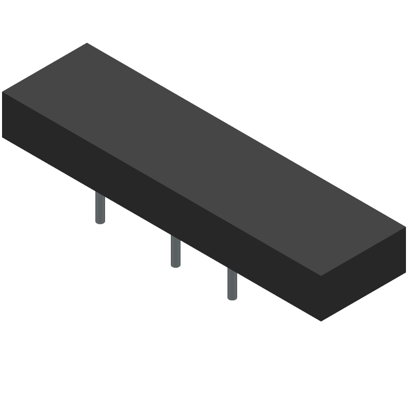 Green Dot Matrix Display Module, 8 Digit, 2.54mm, 5V, DIP
