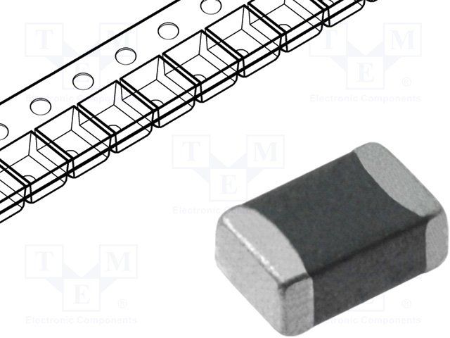 Ferrite Beads Multi-Layer 600Ohm 25% 100MHz 2A 0.1Ohm DCR 0805 T/R