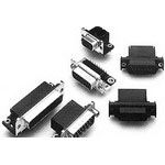 HD-22 D-Sub Connector, 62 Pos, Male, Right Angle, Through Hole, Gold/Tin Contacts