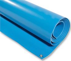 VERMASON         228246             Antistatic Bench Mat Roll, Rubber, Blue, 1.22m x 10m x 2mm
