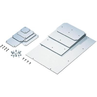 Rittal PK 9545.000 Mounting Plate For PK Case Melamine-phenol coated hard paper Light grey (RAL 7035) Compatible with 5