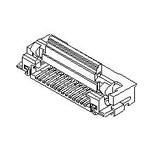 Conn FFC/FPC Connector SKT 15 POS 0.5mm Solder RA SMD Easy-On™ T/R