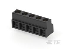5 Pos Terminal Block, 5.08mm Pitch, 10A, 300V, Solder, Thru-Hole