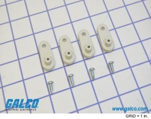Wall fastening clips with screws, FP 22046, Fibox