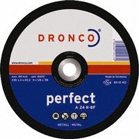 DRONCO Aluminium Oxide Grinding Disc, 12200rpm, 125mm,
