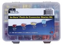 Ideal In-Sure Series Wire Splice Connector, Blue, Orange, Red, Yellow, Insulated, Tin Plated 0.75  4