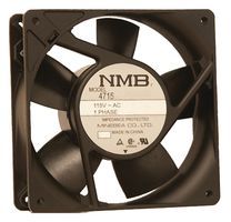 NMB TECHNOLOGIES         4715FS-23T-B10-D00             AXIAL FAN, 119MM, 230VAC, 50mA