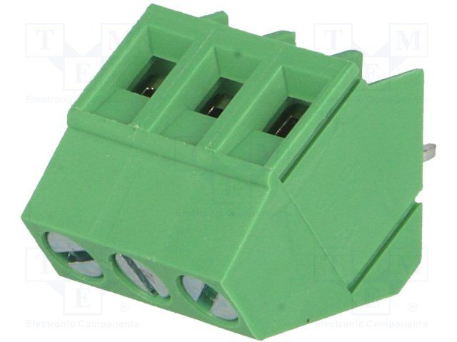 Terminal Block 250V 3-Pole Grey