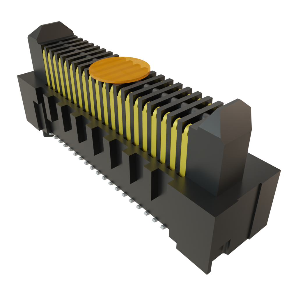 40-Contact Surface Mount Header, 2 Rows, 125°C, Commercial Reliability