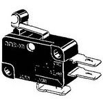 SPDT Mini Switch, 6A, 250VAC, Silver Contacts, Roll Lever