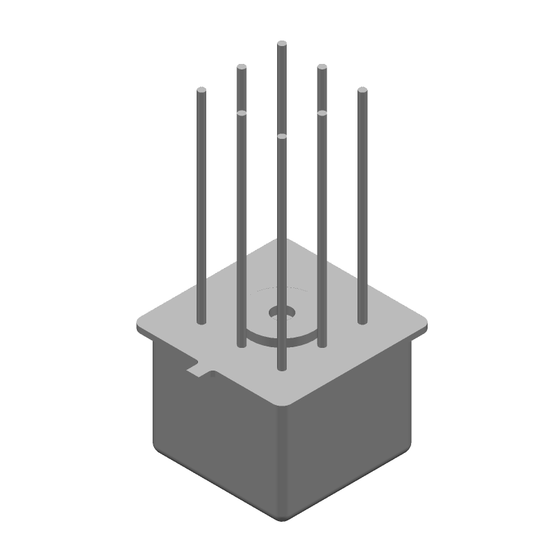 POWER/SIGNAL RELAY, DPDT, MOMENTARY, 0.02A (COIL), 18VDC (COIL), 368mW (COIL), 1A (CONTACT), THROUGH HOLE-STRAIGHT MOUNT