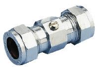 Pegler Yorkshire Chrome Plated Brass Manual Ball Valve, Compression, 15mm, 16bar