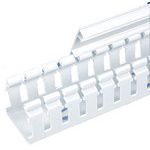 Wire Ducting Slotted Hinged Duct PVC3"X3"X6'White