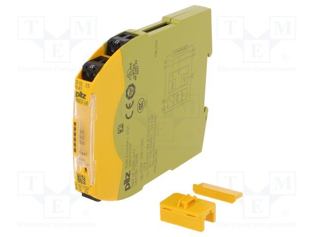PILZ         750108             General Purpose Relay, PNOZ s8 Series, Interface, DPST-NO, 24 VDC, 3 A