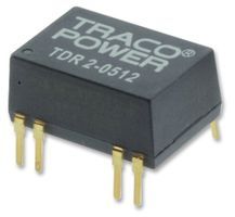 TRACOPOWER   TDR 2-2413   Isolated Board Mount DC/DC Converter, DIP, Fixed, Adjustable, Through Hole, 18 V, 36 V, 15 V