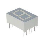 7 SEG NUMERIC DISPLAY, GREEN, 14.22mm, ROHS COMPLIANT PACKAGE-10