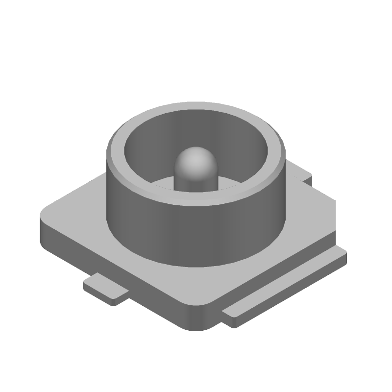 RF Coaxial Connector, 6GHz, 50R, Female, Solder ST SMD