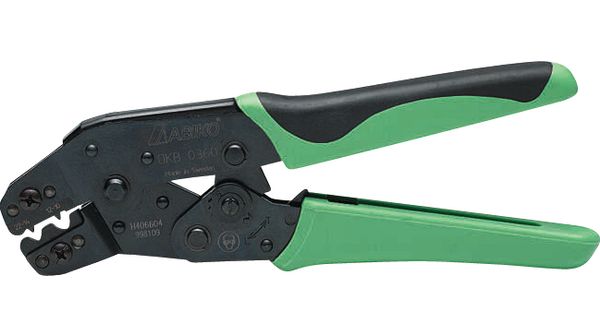 Crimping pliers for non-insulated cable lugs Non-insulated cable lugs 0.35. . .2.5 mm², DKB-0325, Abiko