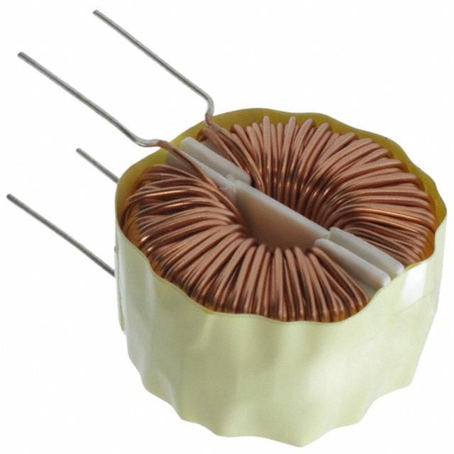 2-Line EMI/RFI Filter, 4A, 25.5mH, Ferrite, Through Hole