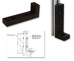 BASE ANGLE, FOR S40; Accessory Type:Base; For Use With:S40 Flange Bracket Adaptor; SVHC:No SVHC (15-Jun-2015)
