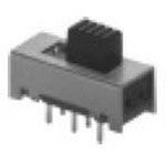 DPDT Slide Switch, 2 Pos, 0.3A 30VDC, Through Hole, Solder