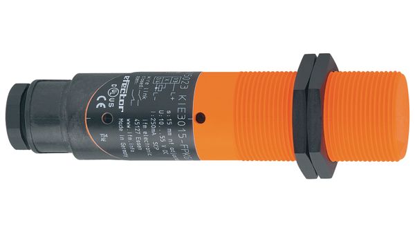 Capacitive sensor 15 mm 10. . .36 VDC break contact or make contact, programmable, KI5023, Ifm