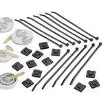 PANDUIT         EMSK3-1-3-0             Cable Tie Mount, Adhesive, Black