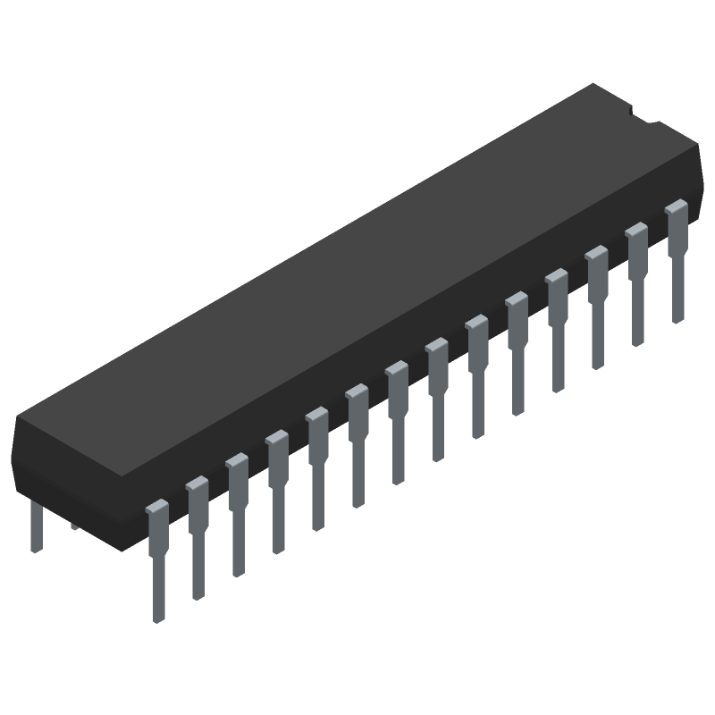 Standard SRAM, 32KX8, 35ns, CMOS, PDIP28, 0.300 INCH, PLASTIC, DIP-28