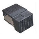 10Gbps Board-to-Board Receptacle, 120 Pos, Right Angle, Press-Fit, Gold/Tin