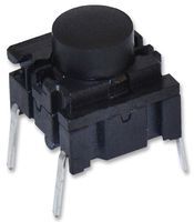 Keypad Switch, 1 Switches, SPST, Momentary, 0.05A, 24VDC, 3.5N, Solder Terminal, Through Hole-straight