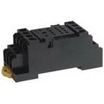 4P 14 Pos Relay Socket, 5A, 250V, Screw Term, DIN Rail