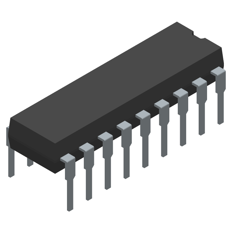 8-Bit 4MHz RISC MCU, OTP, PDIP-18