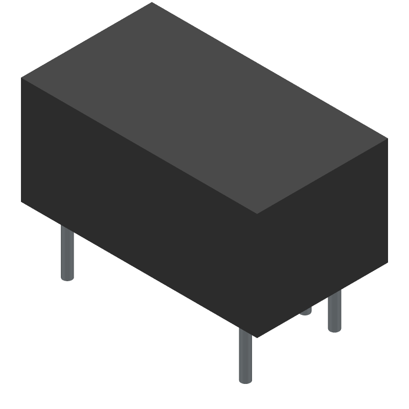12VDC SPDT Signal Relay, 0.5A, 2.6GHz, 50R, THT