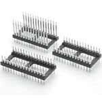 32 Pos 2.54mm DIP Adapter HDR, Straight, Solder, Thru-Hole