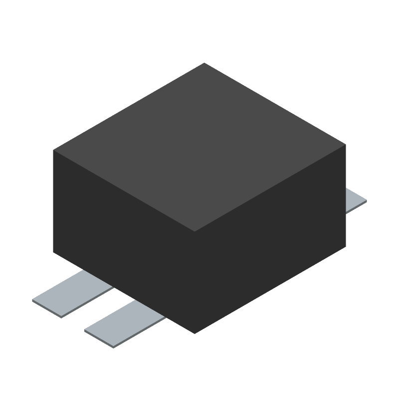2-Pos SPST Slide DIP Switch, SM, 30VDC, 100mA