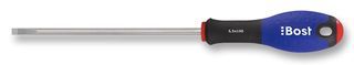 SCREWDRIVER, SLOT, 3.5X100MM; Screwdriver Type: Slotted; Blade Length: 100mm; Length (Imperial): 7.95"; Tip Size:...