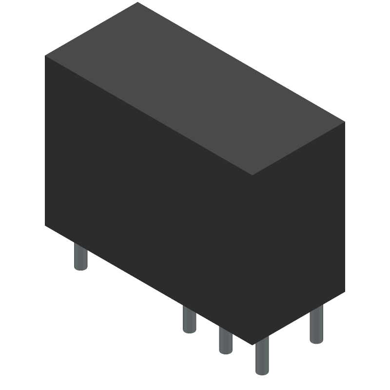 5VDC DPST General Purpose Relay, 5A, 30VDC, Through Hole