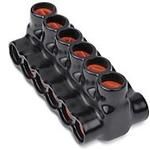 AMT 6 Multi-Port Both Sides PVC Connector, Ultraviolet Resistant