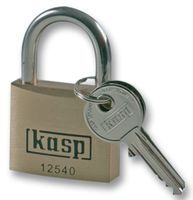 KASP SECURITY         K12540SD            PADLOCK, S/STEEL SHACKLE, 40MM