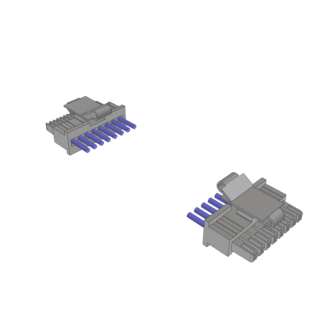26AWG Power Cable Assembly, SKT-SKT Crimp, -10°C to 105°C, 300VAC