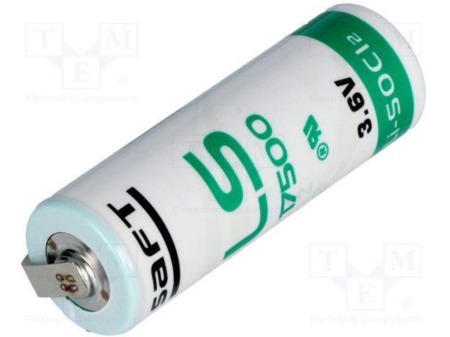 SAFT - LS17500CNR - BATTERY, LITHIUM, A, TAGGED