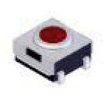 Tactile Switch SPST N.O. J-Bend SMD 0.05A 12VDC 1.57N
