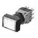 Switch Push Button N.O./N.C. DPST Rectangular Button Momentary Contact Solder Lug Panel Mount