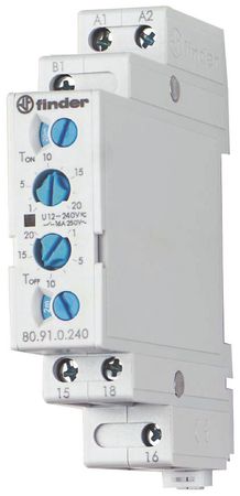 240VAC LDO Linear Voltage Regulator, SPDT-CO, 16A, DIN Rail Mount