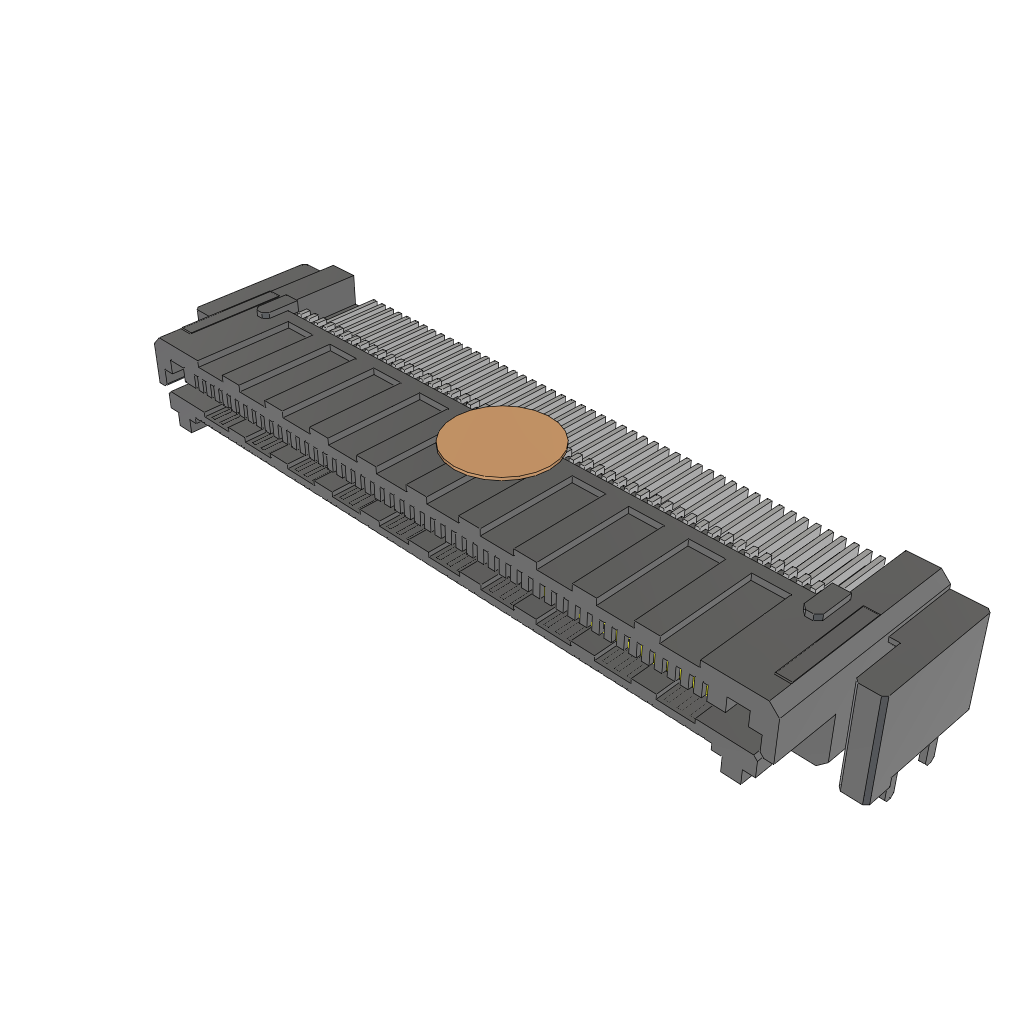 Conn Socket and Terminal Strip HDR/SKT 100 POS 0.5mm Solder RA SMD T/R